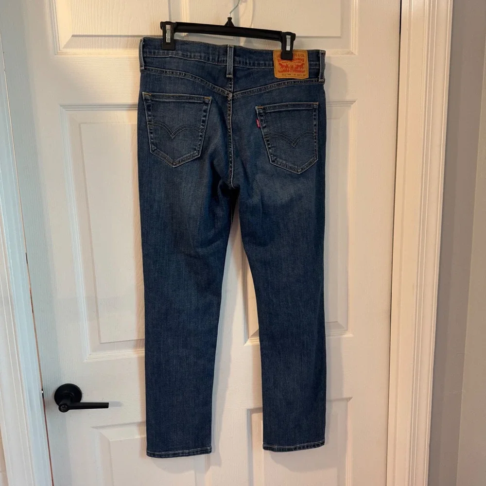 Levi's 511 Slim Fit Jeans Mens 33x30 Dark Wash Blue WaterLess Denim 5309